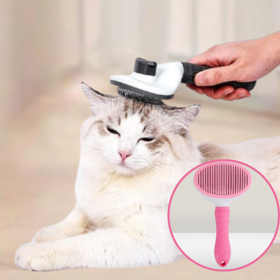 Brosse-pour-chat-SoftNeedle™-variant-rose