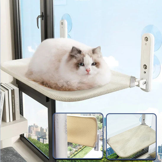 Hamac de fenêtre pour chat WindowSeat™ pliable