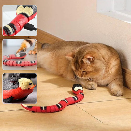 Jouet pour chat serpent InteractiveSnake™ électrique et rechargeable