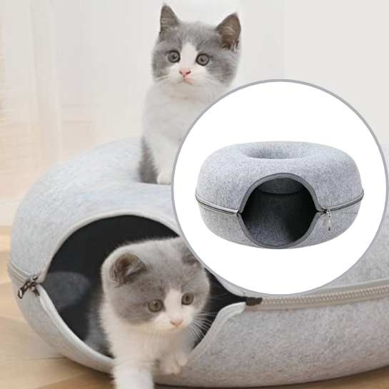 Lit pour chat confort et jeu | FeltNest™