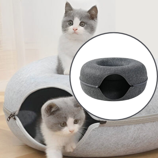 Lit pour chat confort et jeu | FeltNest™