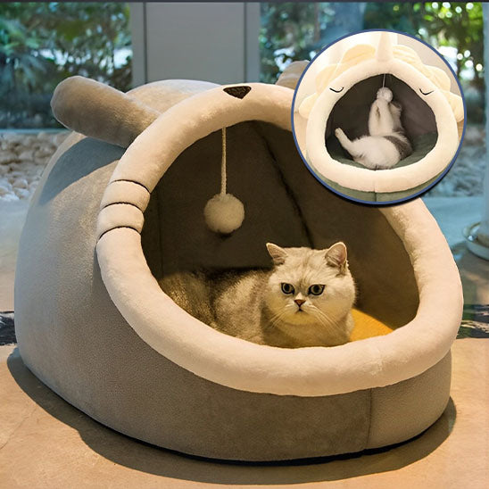 Niche pour chat ronde et confortable | RoundNest™