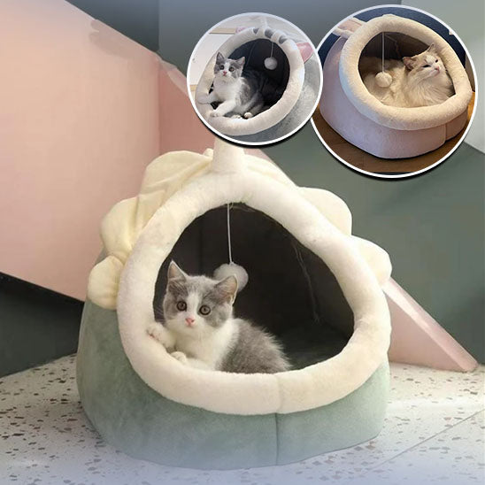 Niche pour chat ronde et confortable | RoundNest™