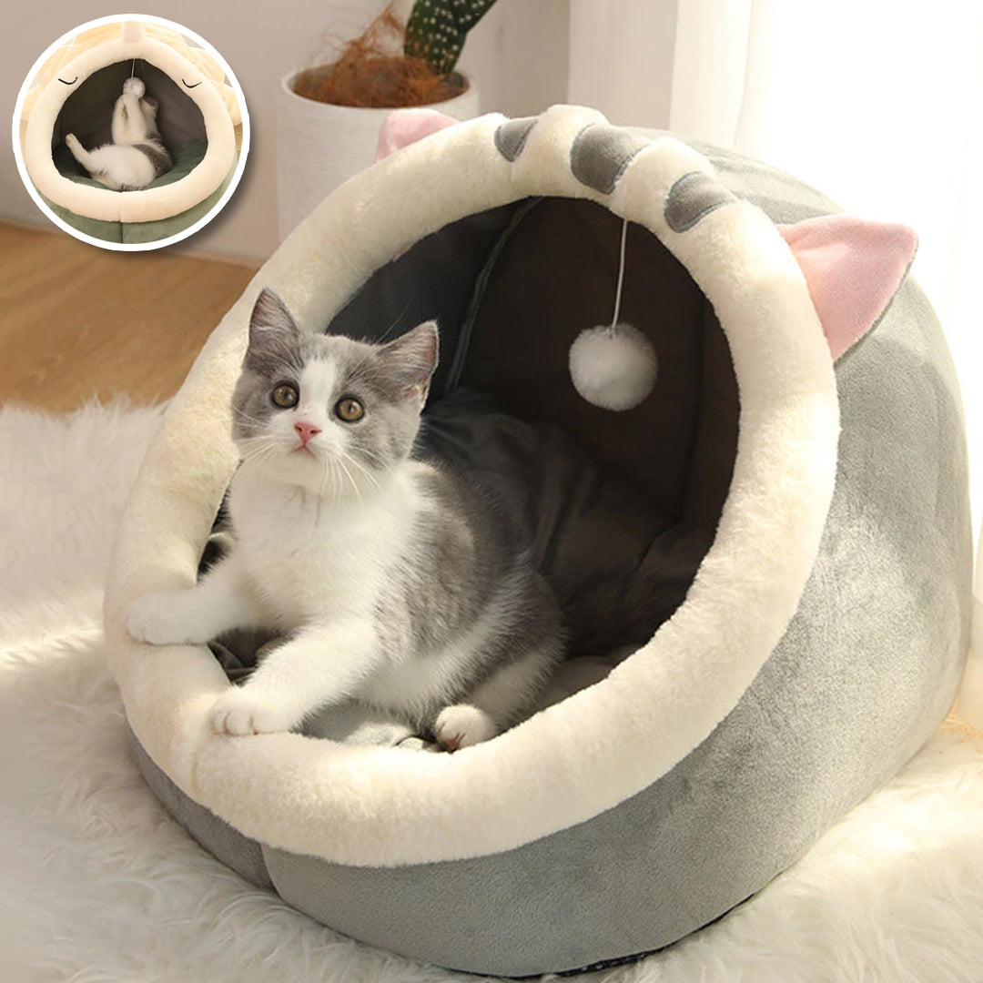 Niche pour chat ronde et confortable | RoundNest™