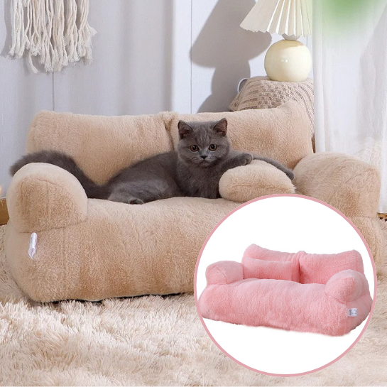 Canapé pour chat CushySofa™ variant rose