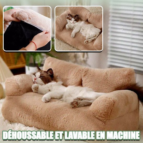 Canapé pour chat | Cushysofa™ - déhoussable et lavable en machine