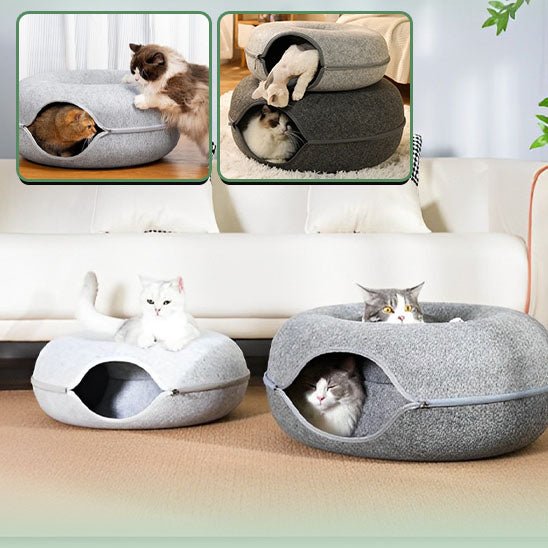 Lit pour chat | FeltNest™ - 2 en 1