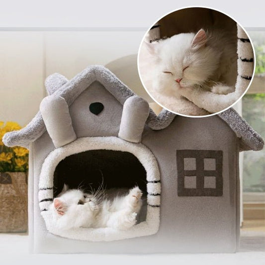 Niche pour chat | CosyHome™ - douceur et confort