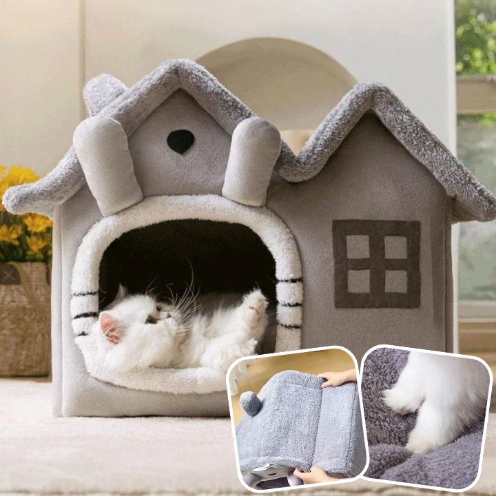 Niche pour chat | CosyHome™ - environnement chaleureux